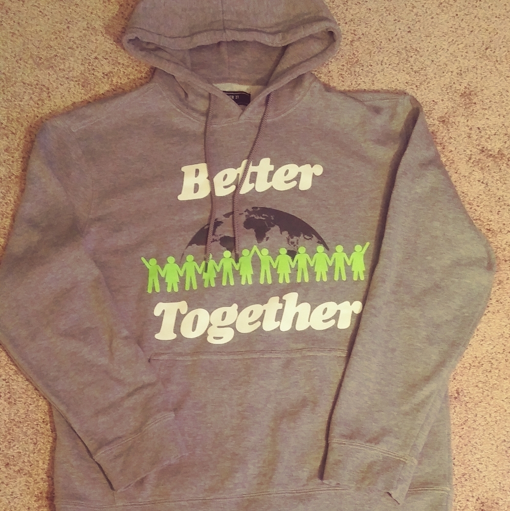 Forever 21 pullover hoodie Sz L
